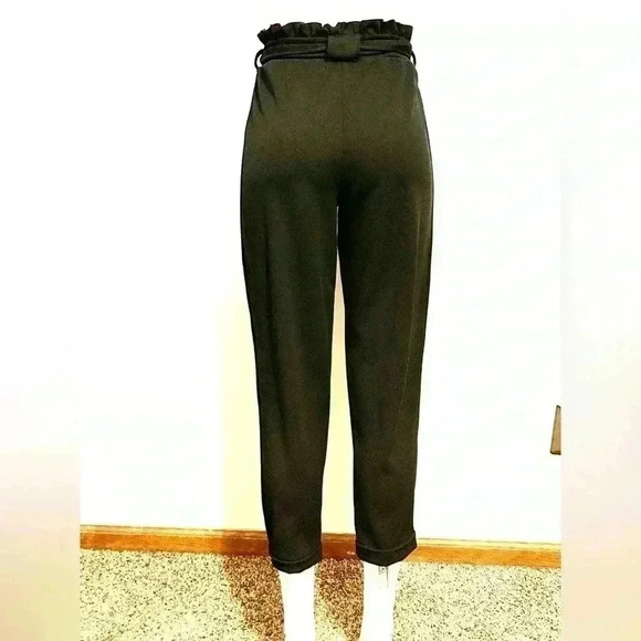 Derek Heart women’s size L precious high waisted black pants with bow, classy - Picture 3 of 5